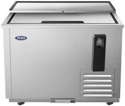 Atosa Commercial Horizontal Bottle Cooler with Electronic Temperature Control