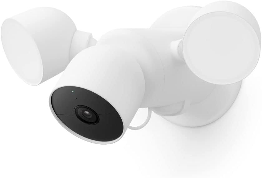 Google Nest Cam with Floodlight - Outdoor Camera - Floodlight Security Camera (Renewed)
