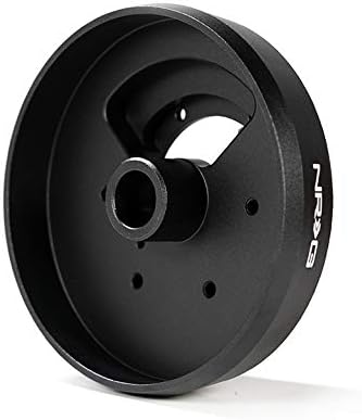 NRG Innovations NRG-SRK-179H Steering Wheel Quick Release Short Hub Adapter 6 X 70mm Bolt Pattern, Retain Horn & Turn Signals, Black Body