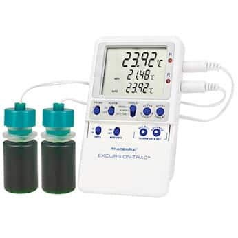 Traceable Datalogging Thermometer: 2 Plastic Bottle Probes