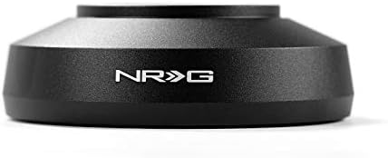 NRG Innovations NRG-SRK-179H Steering Wheel Quick Release Short Hub Adapter 6 X 70mm Bolt Pattern, Retain Horn & Turn Signals, Black Body