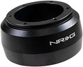 NRG Innovations Racing Style Steering Wheel Short Hub, Lockable Aluminum Steering Shaft, 6x70mm Bolt Pattern Quick Release Adapter Unit, Compatible With 04-06 Pontiac GTO, Black, NRG-SRK-COMH