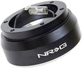 NRG Innovations NRG-SRK-181H Steering Wheel Quick Release Short Hub Adapter, 6x70mm Bolt Pattern, Retain Horn & Turn Signals, Black Body