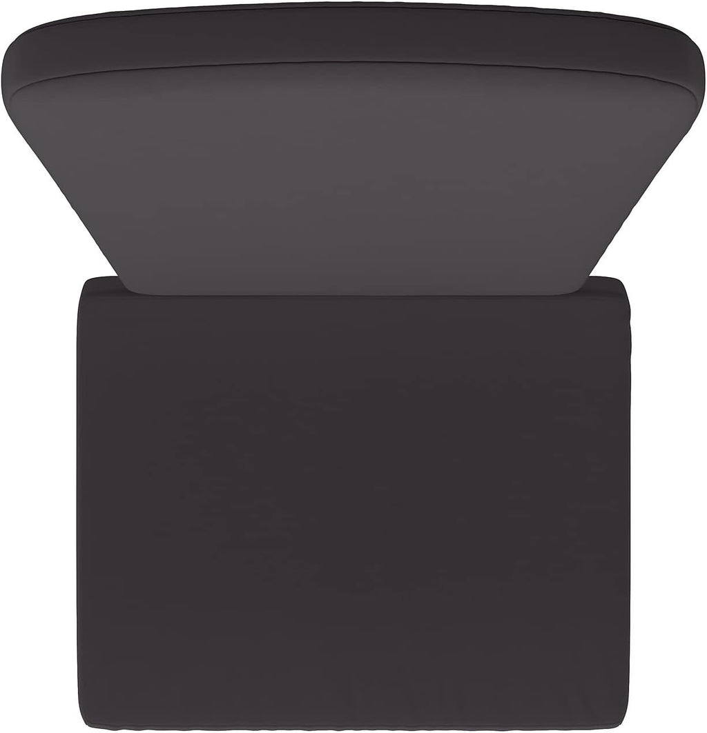Flash Furniture Set of 2 All-Weather High Back Adirondack Chair Cushions in Gray