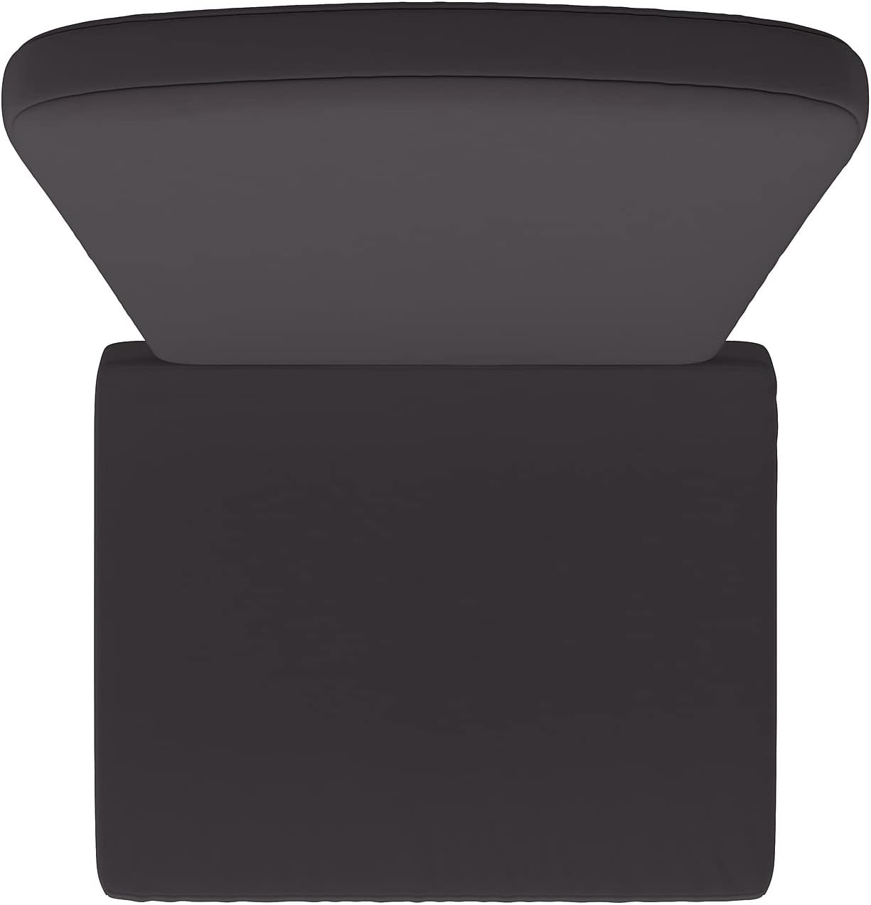 Flash Furniture Set of 2 All-Weather High Back Adirondack Chair Cushions in Gray