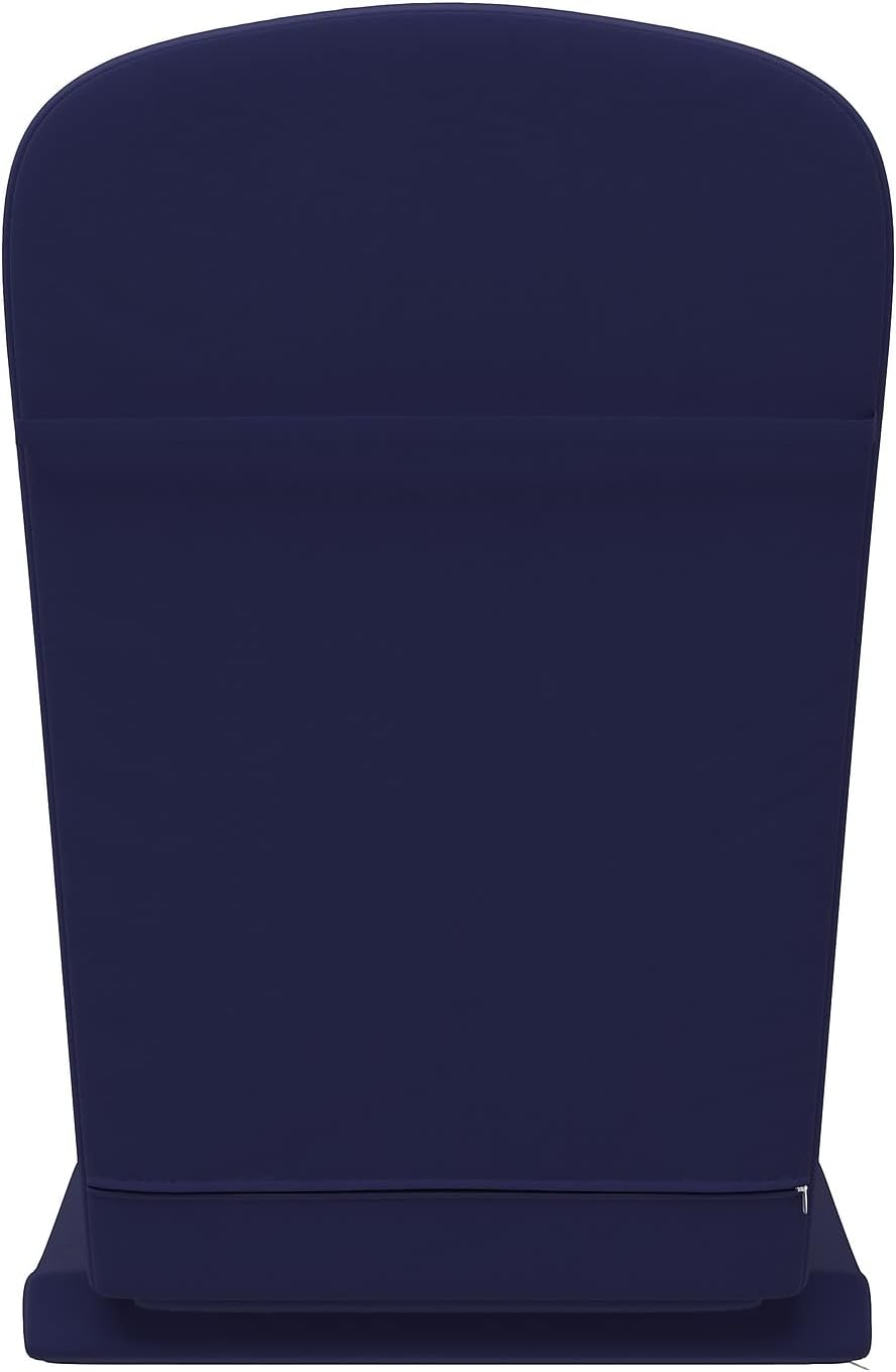 Flash Furniture Charlestown Set of 2 Adirondack Chair Cushions - Blue Fabric Cushions - 2' Thick Padding - Indoor/Outdoor - Patio Chair Replacement Cushions