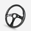 EPR Glossy Dry Carbon Universal S Type Flat Steering Wheel (340mm diamete, 6 Bolts 70mm PCD (Same Fitment with MOMO, OMP & Sparco)