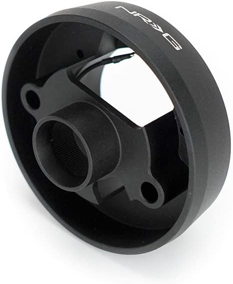 NRG Innovations NRG-SRK-183H Racing Style Steering Wheel Quick Release Short Hub Adapter, 6 X 70mm Bolt Pattern, Black Body