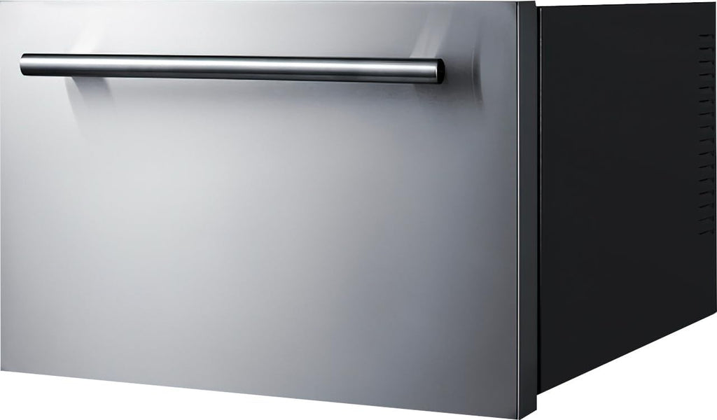 Summit 18' Drawer Cooler, Drawer Wine Cellar, Beverage Center, 0.8 cu.ft. Capacity, Stainless Steel, Panel Ready Capable*- COOL1D (*Panels not included)