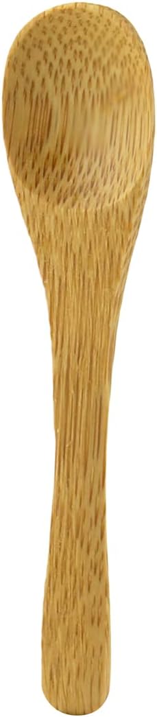 PacknWood 209BBTUNG-''Tung' Bamboo Mini Spoon disposable wooden spoons-wood compostable spoon-travel utensils-spoon for cooking,Eating,Parties,-single wooden spoon 3.5'| 500 pcs.