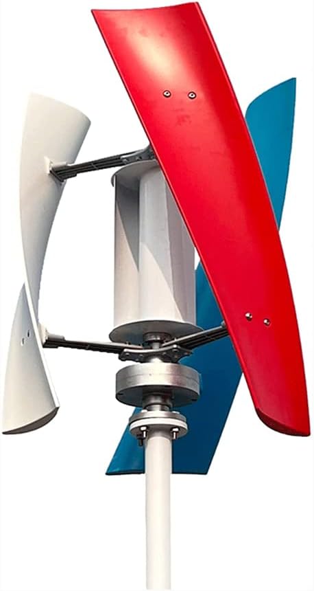 1000W Wind Turbine Generator 12V 24V Small Free Energy Generator, Vertical Wind Power Motor, Windmill Generator with Controller
