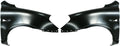 Quarter Panel 2pcs Front Left Driver Right Passenger Side Primed Steel without Molding Holes for HYUNDAI for Accent Gls 2006 GS/SE 2007 GL/L 2008-2011 HY1241137 16553131