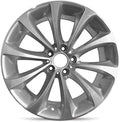 New OEM Replacement Wheel for 2014-2015 BMW 750i 19x8.5 inch Aluminum Rim Machine Face Silver Fit 255/45R19