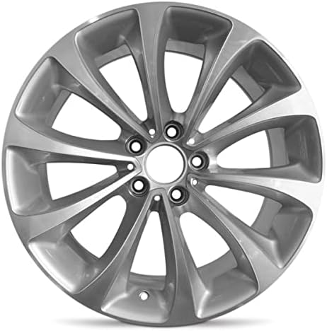 New OEM Replacement Wheel for 2014-2015 BMW 750i 19x8.5 inch Aluminum Rim Machine Face Silver Fit 255/45R19