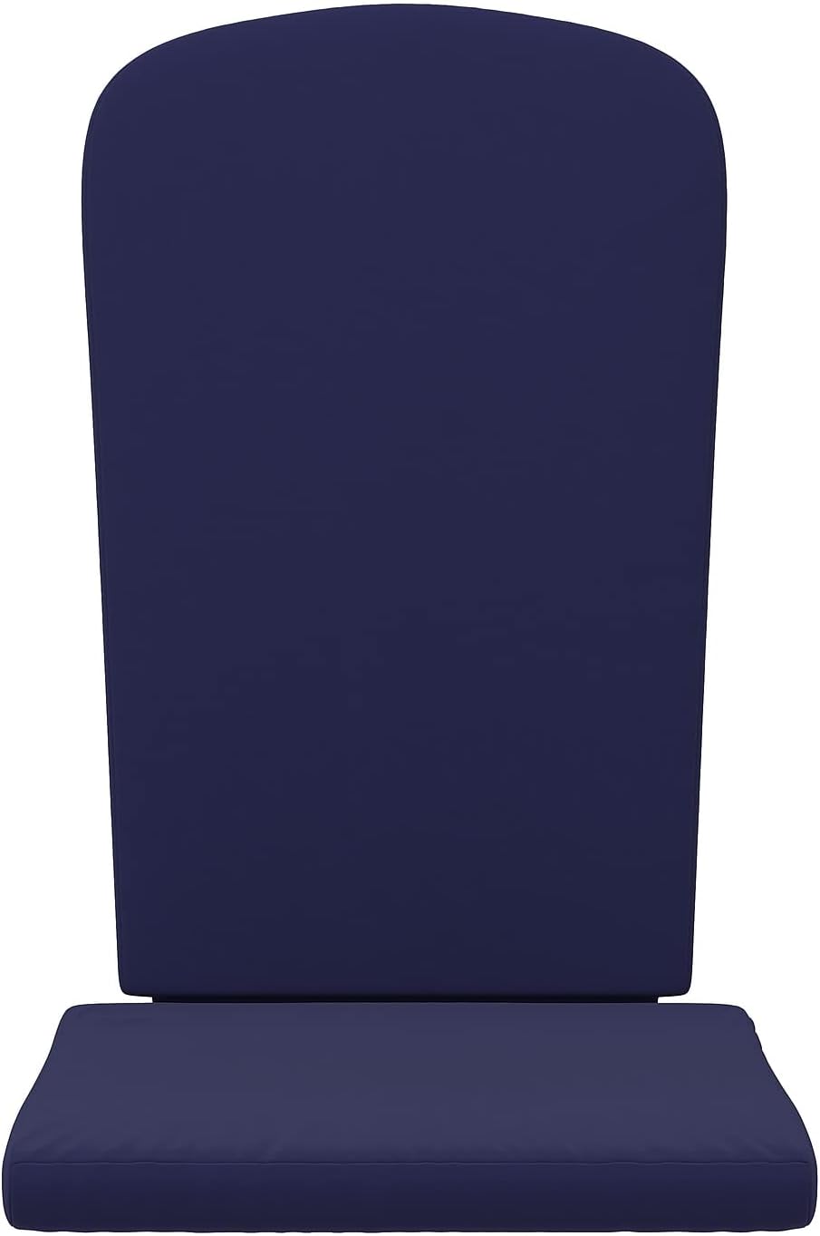 Flash Furniture Charlestown Set of 2 Adirondack Chair Cushions - Blue Fabric Cushions - 2' Thick Padding - Indoor/Outdoor - Patio Chair Replacement Cushions