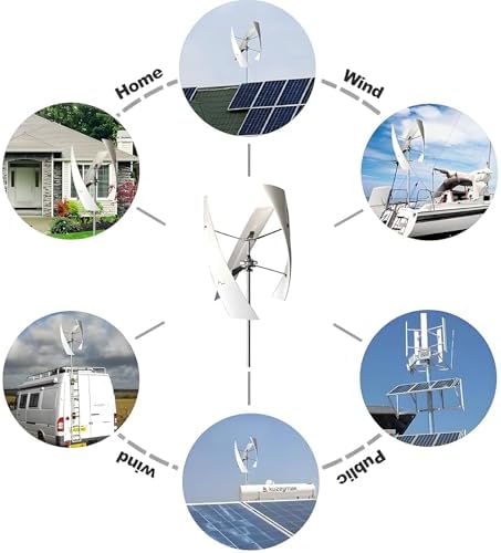 20000W Vertical Wind Turbine Generator Kit, 220V Wind Power for Marine, RV, Home Use - Perfect for Hybrid Solar-Wind Systems, Efficient Windmill Energy Solution