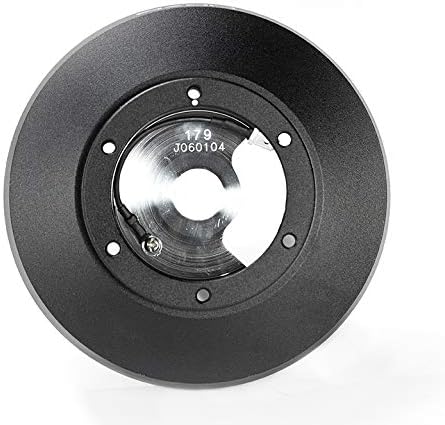 NRG Innovations NRG-SRK-179H Steering Wheel Quick Release Short Hub Adapter 6 X 70mm Bolt Pattern, Retain Horn & Turn Signals, Black Body