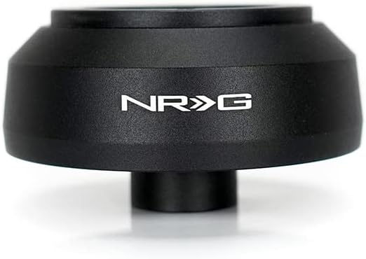 NRG Innovations NRG-SRK-183H Racing Style Steering Wheel Quick Release Short Hub Adapter, 6 X 70mm Bolt Pattern, Black Body