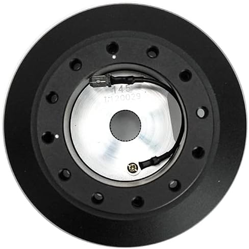 NRG Innovations NRG-SRK-145H Racing Style Steering Wheel Quick Release Short Hub Adapter, 6 X 70mm Bolt Pattern, Black Body