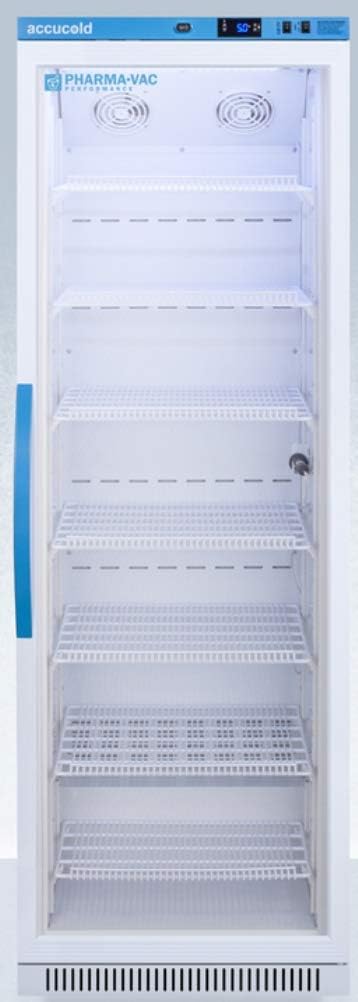 Summit Appliance Accucold 15.0 cu.ft. Medical Refrigerator, 24' Wide, Vaccine Refrigerator, Glass Door - ARG15PV