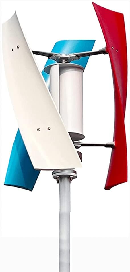 1000W Wind Turbine Generator 12V 24V Small Free Energy Generator, Vertical Wind Power Motor, Windmill Generator with Controller