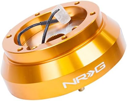 NRG Innovations NRG-SRK-140H-RG Steering Wheel Quick Release Short Hub Adapter with Mounting Bolts, Quick Short Hub Lock Rose Gold 6X70 MM BOLT