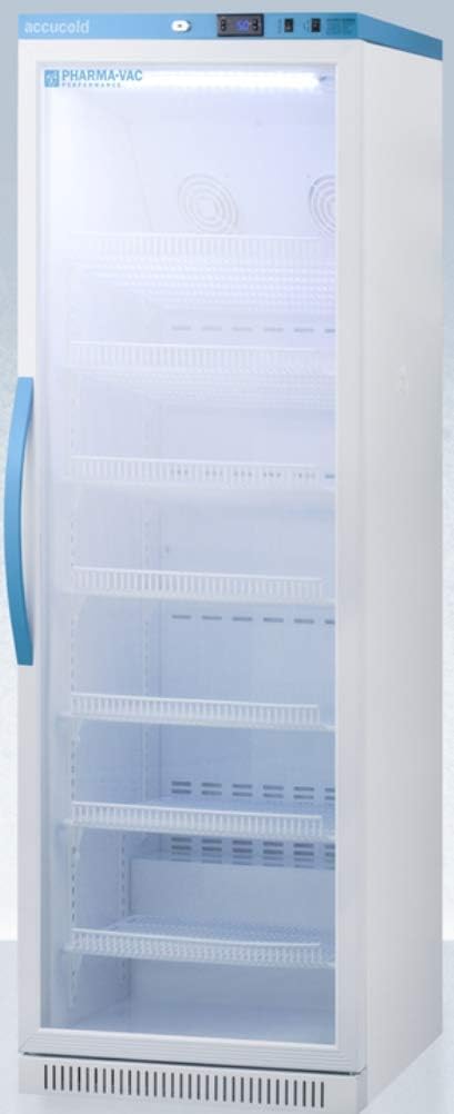 Summit Appliance Accucold 15.0 cu.ft. Medical Refrigerator, 24' Wide, Vaccine Refrigerator, Glass Door - ARG15PV