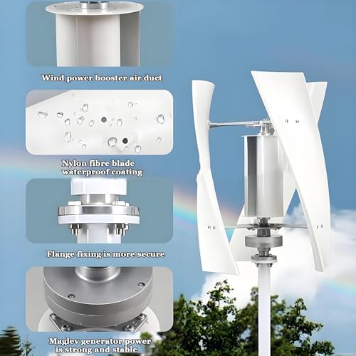 20000W Vertical Wind Turbine Generator Kit, 220V Wind Power for Marine, RV, Home Use - Perfect for Hybrid Solar-Wind Systems, Efficient Windmill Energy Solution