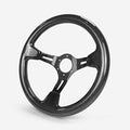 EPR Universal R Type Glossy Dry Carbon Steering Wheel (350mm Diameter, deep Around 60mm, 6 Bolts 70mm PCD (Same Fitment with MOMO, OMP & Sparco)