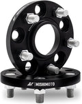 Mishimoto Wheel Spacers, 5x120, 67.1 Center Bore, M14x1.25, 15mm Thick, Black