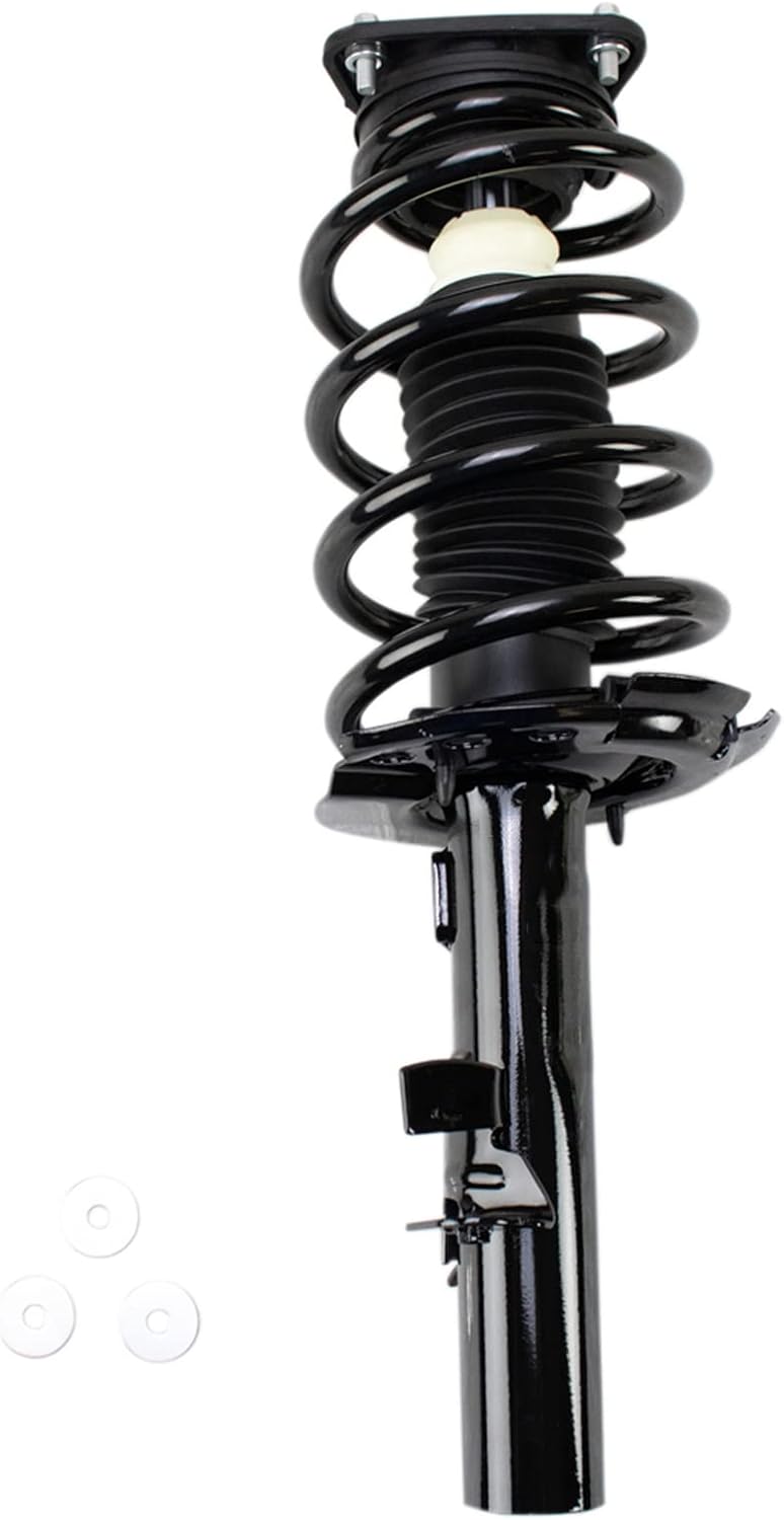 TRQ Front Suspension Kit Complete Strut & Coil Spring Assembly Sway Bar Stabilizer Link Compatible with 2015-2022 Ford Transit Connect