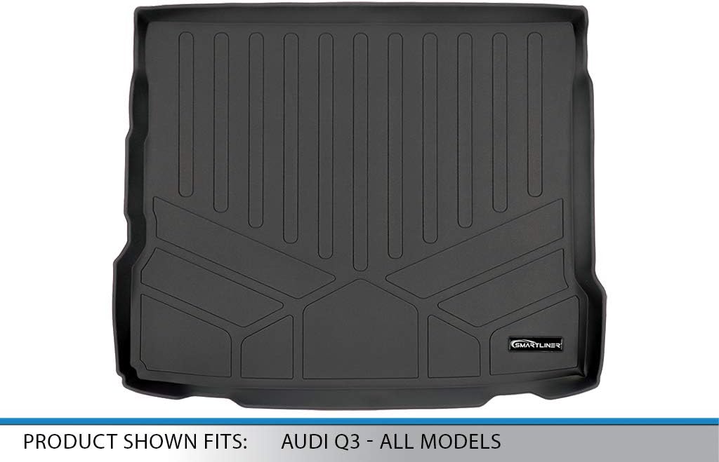 SMARTLINER All Weather Custom Fit Cargo Trunk Liner Floor Mat for 2015-2018 Audi Q3