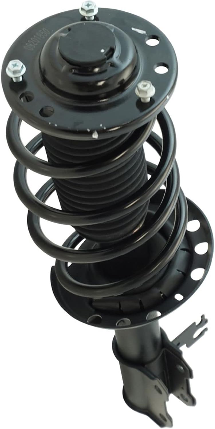 TRQ Front Suspension Kit Complete Strut & Coil Spring Assembly Sway Bar Stabilizer Link for 2003-2011 Saab 9-3