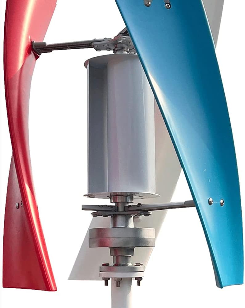 1000W Free Energy Generator, 12V 24V Vertical Wind Turbine Generator, Home Windmill with Controller