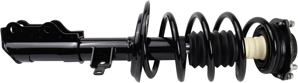 TRQ Front Suspension Kit Complete Strut & Coil Spring Assembly Sway Bar Stabilizer Link Compatible with 2017-2019 Cadillac XT5 GMC Acadia