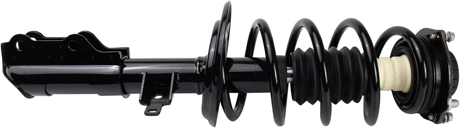 TRQ Front Suspension Kit Complete Strut & Coil Spring Assembly Sway Bar Stabilizer Link Compatible with 2017-2019 Cadillac XT5 GMC Acadia