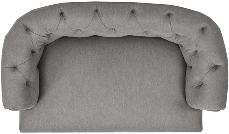 Pemberly Row 36.5' Chesterfield Dog Sofa Bed Medium Uptown Gray