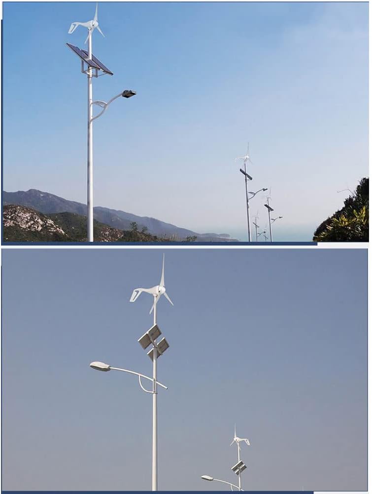 3 Blades 1000w Wind Turbine Generator 12/24V Small Windmill with Controller for Home Use Street Lamp Windmill Wind Generators Small Wind Turbine