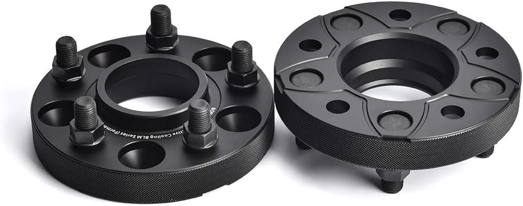 BONOSS Active Cooling Wheel Spacer 2pcs 5x120 CB72.6 Wheel Spacers with M14x1.5 bolts for Land Rover 2019+ Defender, Discovery 3 4 5, Range Rover 2002-2022 (30mm)