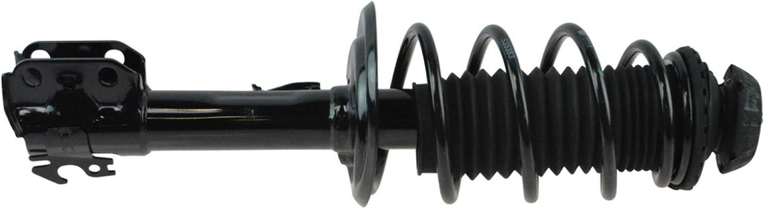 TRQ Front Suspension Kit Complete Strut & Coil Spring Assembly Sway Bar Stabilizer Link Compatible with 2007-2012 Toyota Yaris