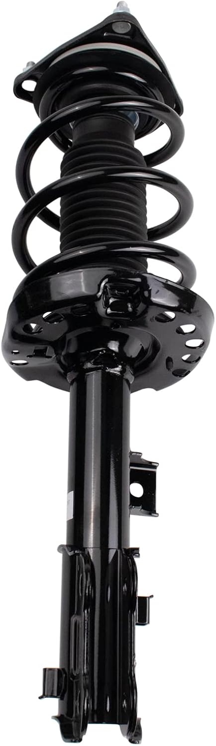 TRQ Front Suspension Kit Complete Strut & Coil Spring Assembly Sway Bar Stabilizer Link Compatible with 2014-2019 Kia Soul