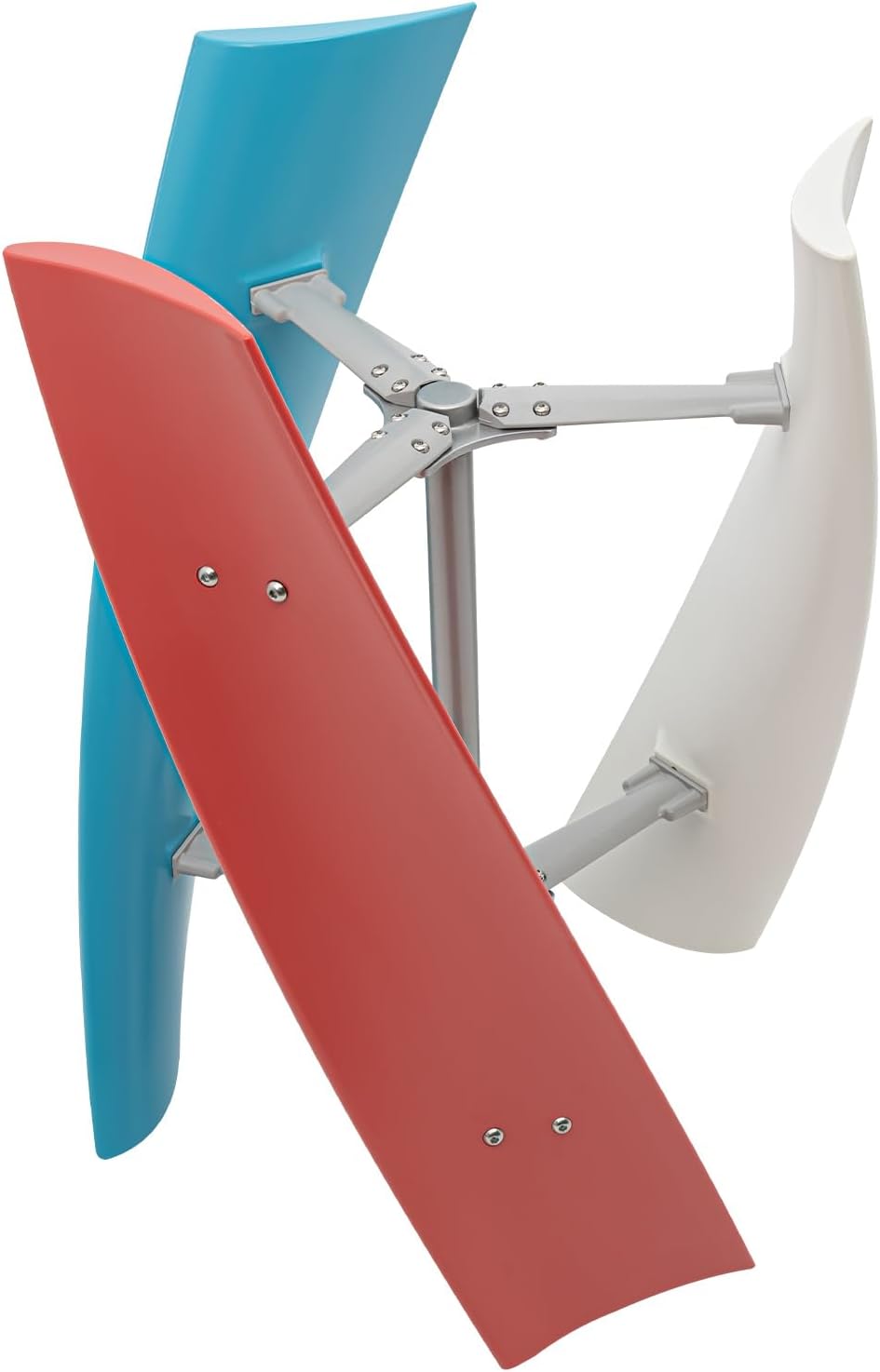 Wind Turbine Generator, 400W DC 12V Wind Generator Kit with 3 Blade Windmill Generator Suit Charge Controller Spiral Vertical Wind Turbine for Marine, RV, Home, Hybrid Solar Wind System