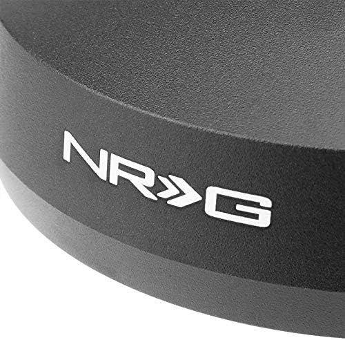 NRG Innovations SRK-179H Steering Wheel Hub Adapter(Aluminum, Black, 70mm 6-Bolt) Works with 84-04 Ford Mustang