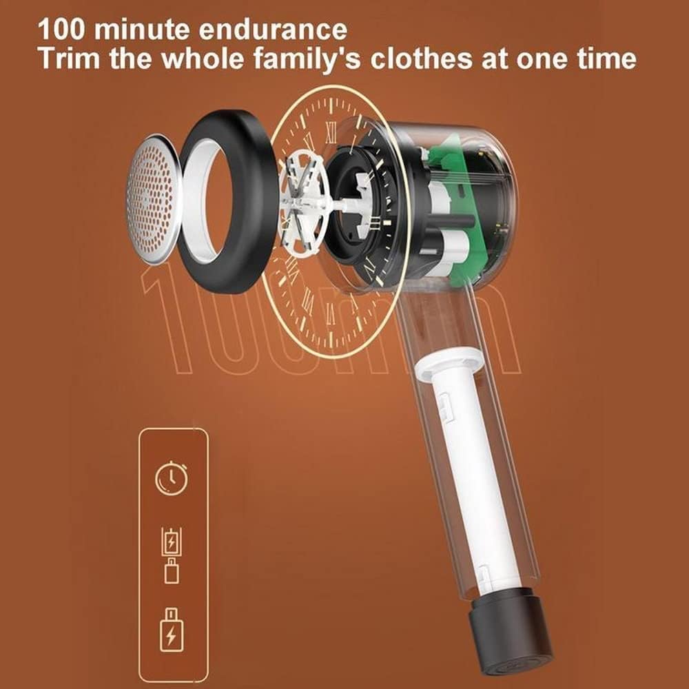 Fabric Shaver Rechargeable Lint Remover, Electric Lint Shaver with 3 Gear Adjustment Button, Sweater Shaver Removing Fleece Fuzz, Lint, Pills, Bobbles for Your Clothes, Furniture, Bedding (Col