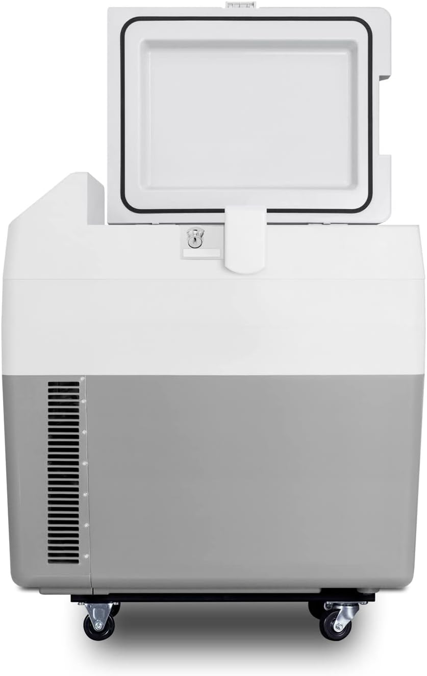 SUMMIT APPLIANCE 1 CU. FT. Portable Vaccine Refrigerator/Freezer in Gray SPRF36M2