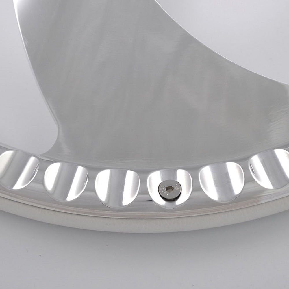 14'' Billet Hawk Wing Half Wrap 9 Bolts Steering Wheel with 2'' Dish and Horn Button (Light Grey)