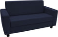 Factory Direct Partners SoftScape Inspired Playtime Classic Reading Sofa, Children's Commercial-Grade Upholstered Furniture for Home, Daycare, Preschool, Library Comfy Modern Design - Navy, 14473-NV