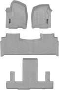 WeatherTech Custom Fit FloorLiners for Cadillac Escalade, Escalade-V, Tahoe - Full Set (461632-1-2-3), Grey