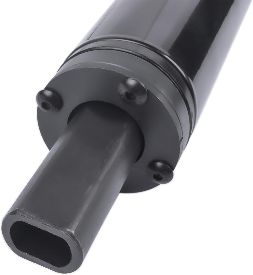 30'' Manual Tilt Steering Column w/ 9 Hole Wheel Adapter No Key Black Without Ignition Switch Stainless Steel