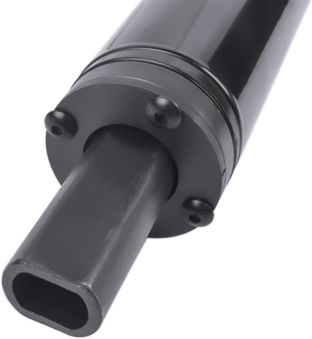 30'' Manual Tilt Steering Column w/ 9 Hole Wheel Adapter No Key Black Without Ignition Switch Stainless Steel